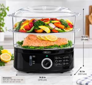 BELLA Two Tier Food Steamer