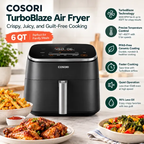 cosori turbo blaze air fryer  