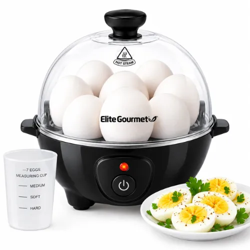 Elite Gourmet 7-Egg Electric Egg Cooker